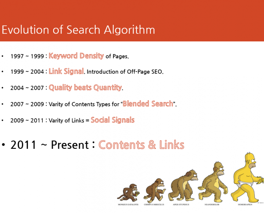 검색 알고리즘 트랜드 in LG.com Training Session