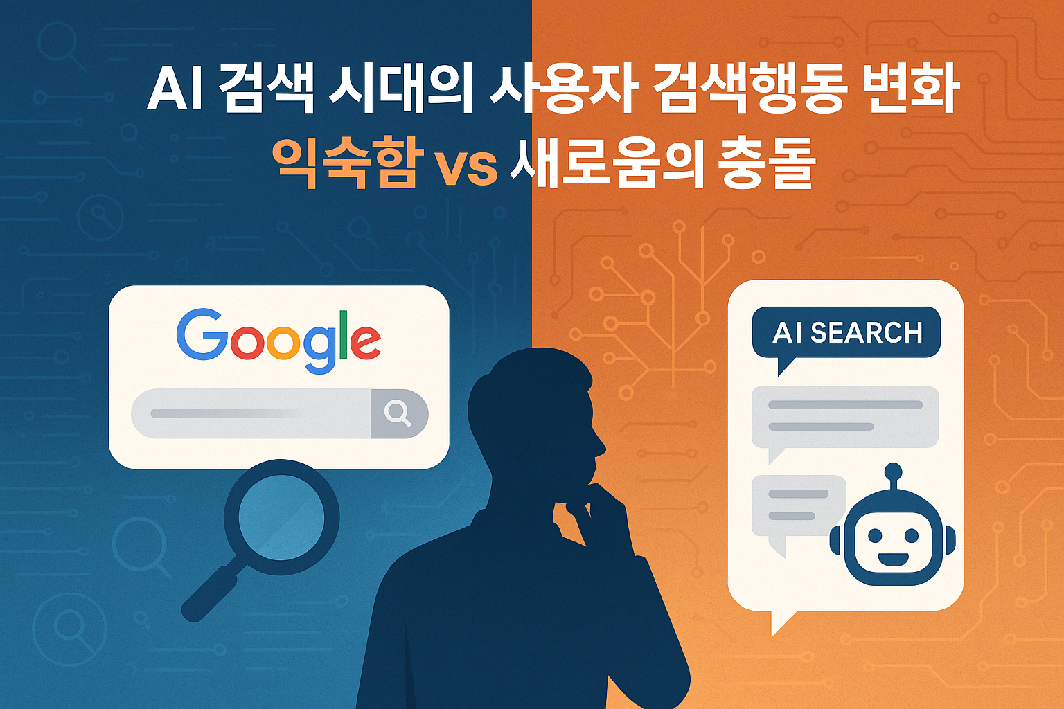 AI 검색 시대, 사용자의 검색 행동 변화: 익숙함 vs 새로움의 충돌